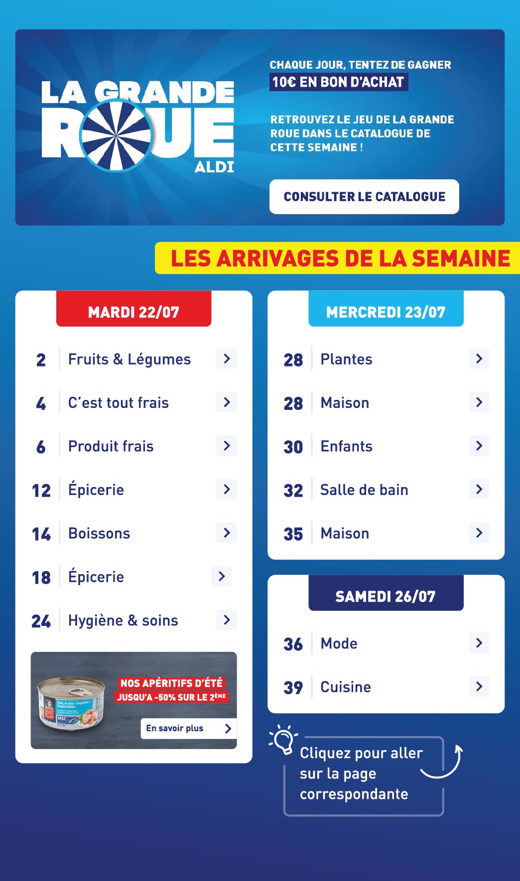 aldi - Catalogue ALDI valable du 22/07 au 28/07 - page: 3 aldi - Catalogue ALDI valable du 22/07 au 28/07 - page: 3