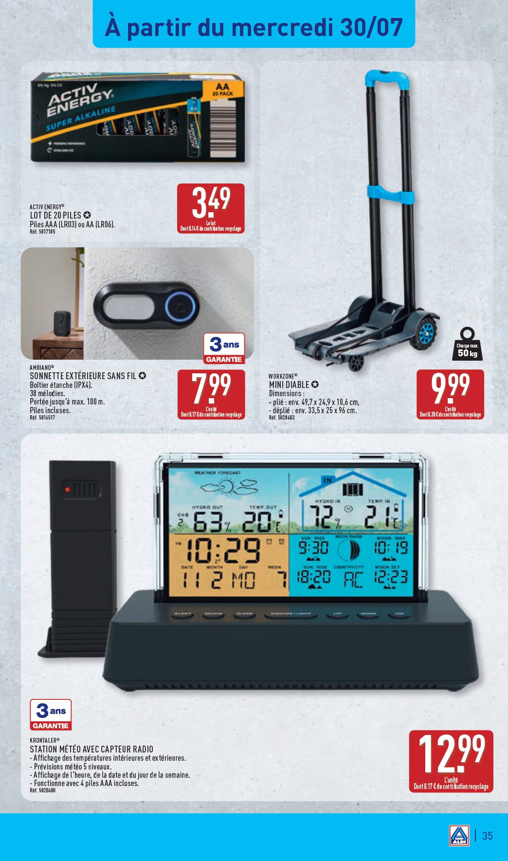 aldi - Catalogue ALDI valable du 29/07 au 04/08 - page: 37