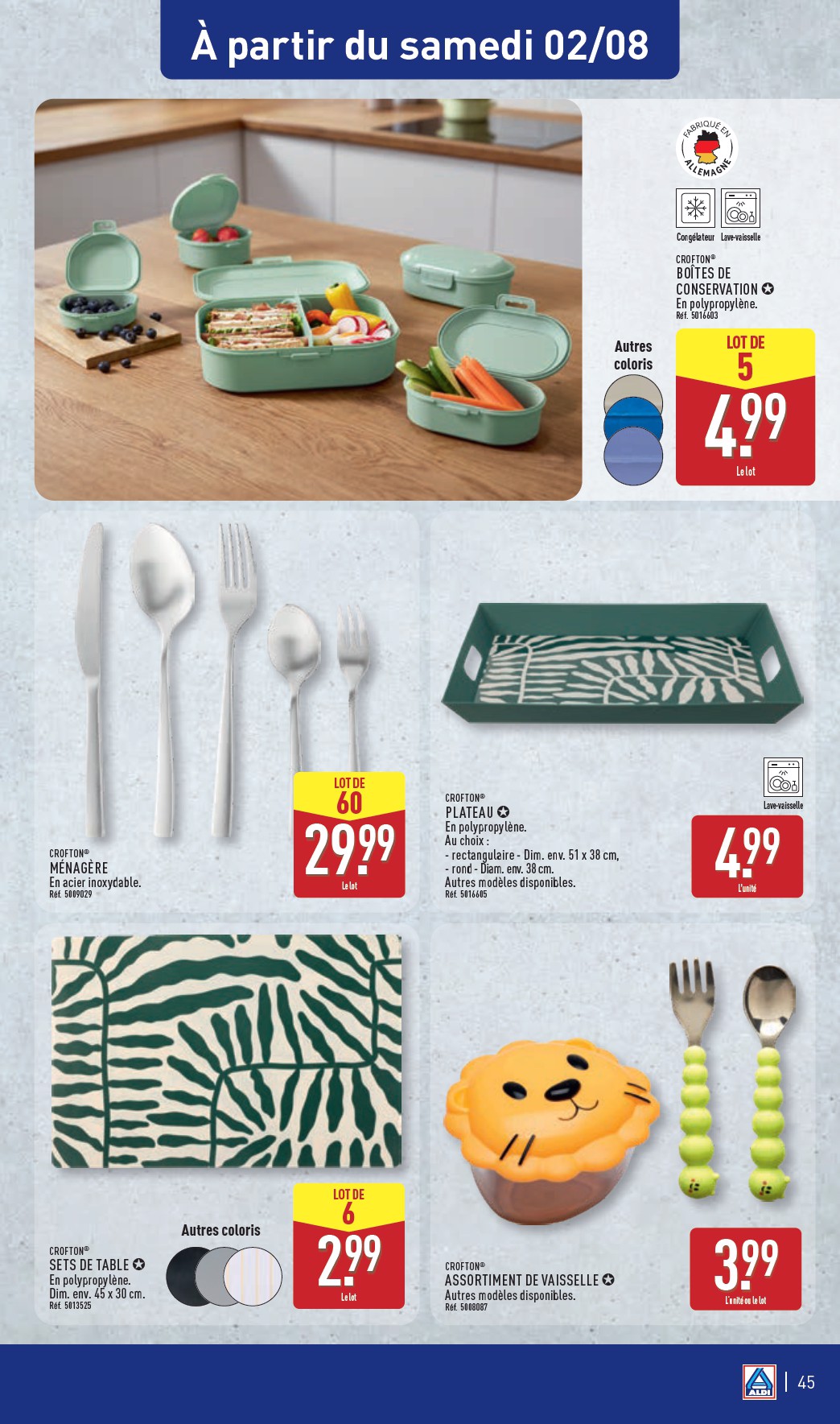 aldi - Catalogue ALDI valable du 29/07 au 04/08 - page: 47