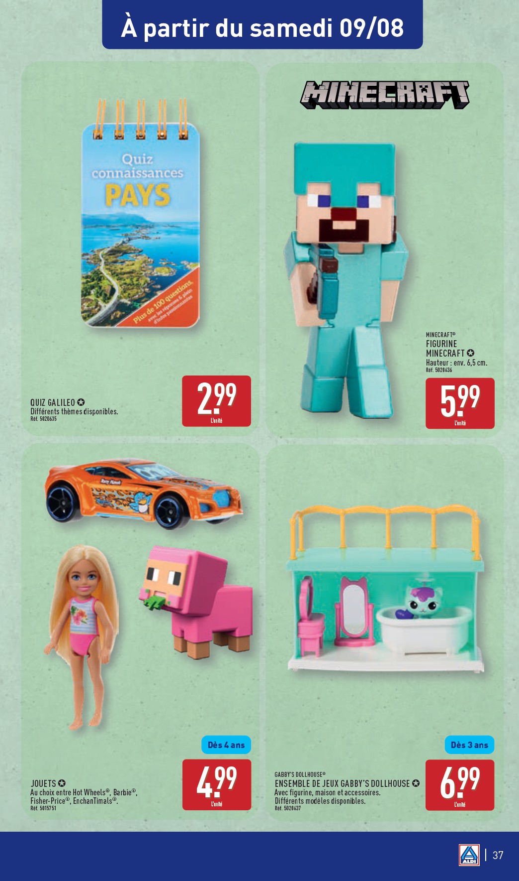 aldi - Catalogue ALDI valable du 05/08 au 11/08 - page: 39