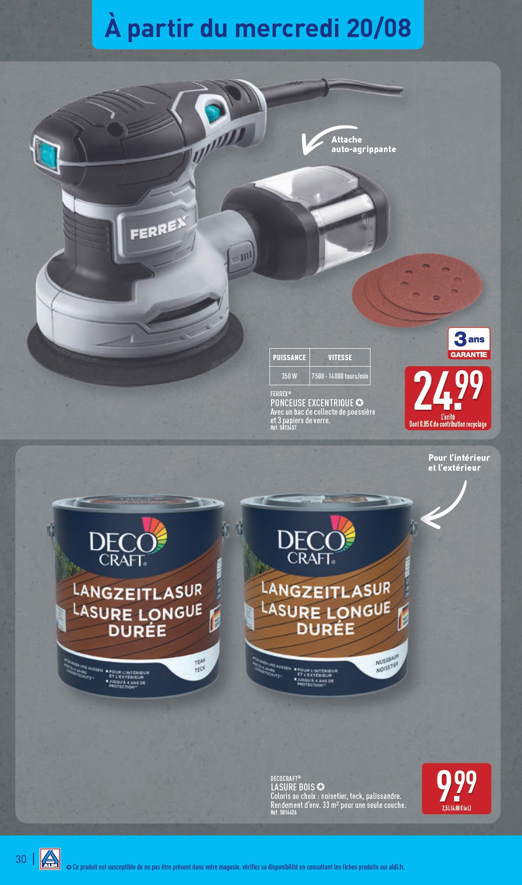 aldi - Catalogue ALDI valable du 19/08 au 25/08 - page: 32 aldi - Catalogue ALDI valable du 19/08 au 25/08 - page: 32