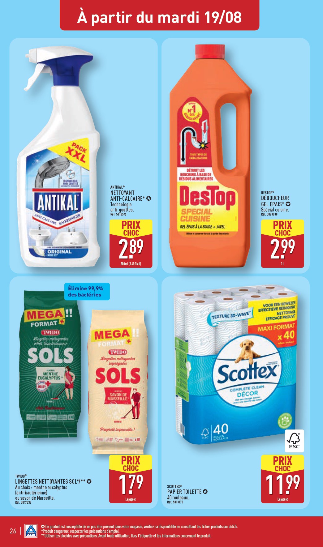 aldi - Catalogue ALDI valable du 19/08 au 25/08 - page: 28 aldi - Catalogue ALDI valable du 19/08 au 25/08 - page: 28