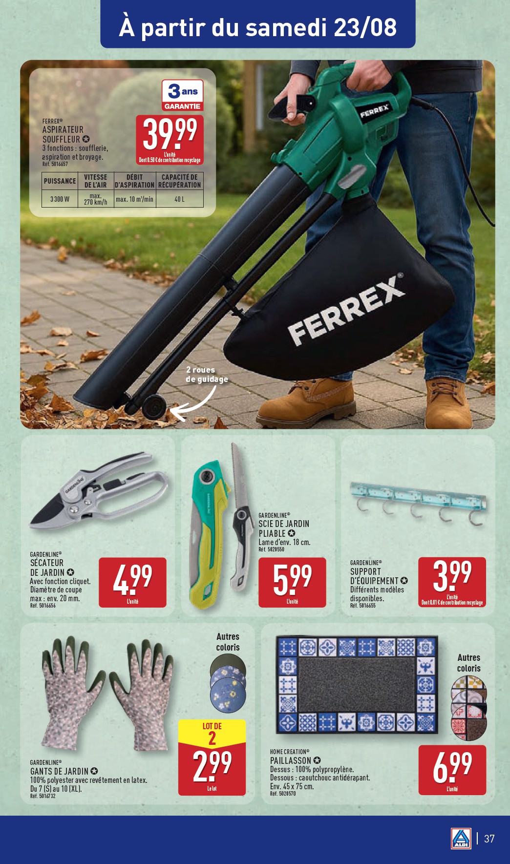 aldi - Catalogue ALDI valable du 19/08 au 25/08 - page: 39 aldi - Catalogue ALDI valable du 19/08 au 25/08 - page: 39