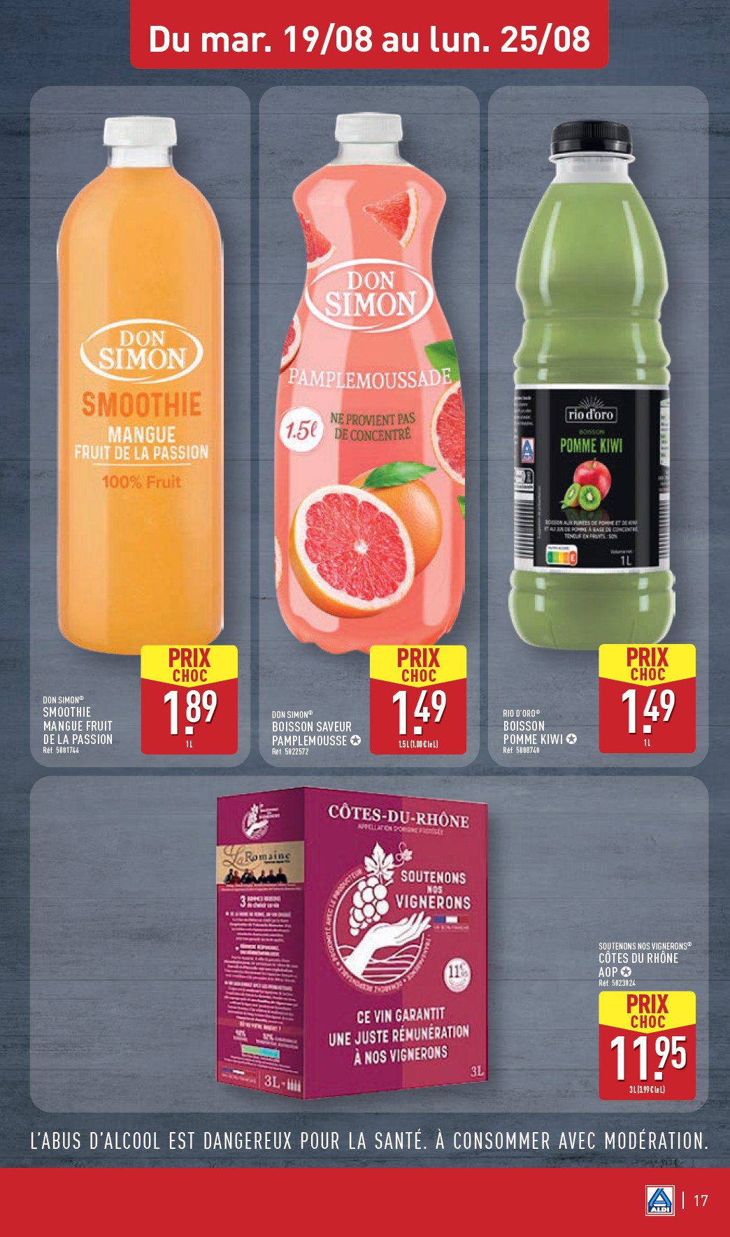aldi - Catalogue ALDI valable du 19/08 au 25/08 - page: 19 aldi - Catalogue ALDI valable du 19/08 au 25/08 - page: 19