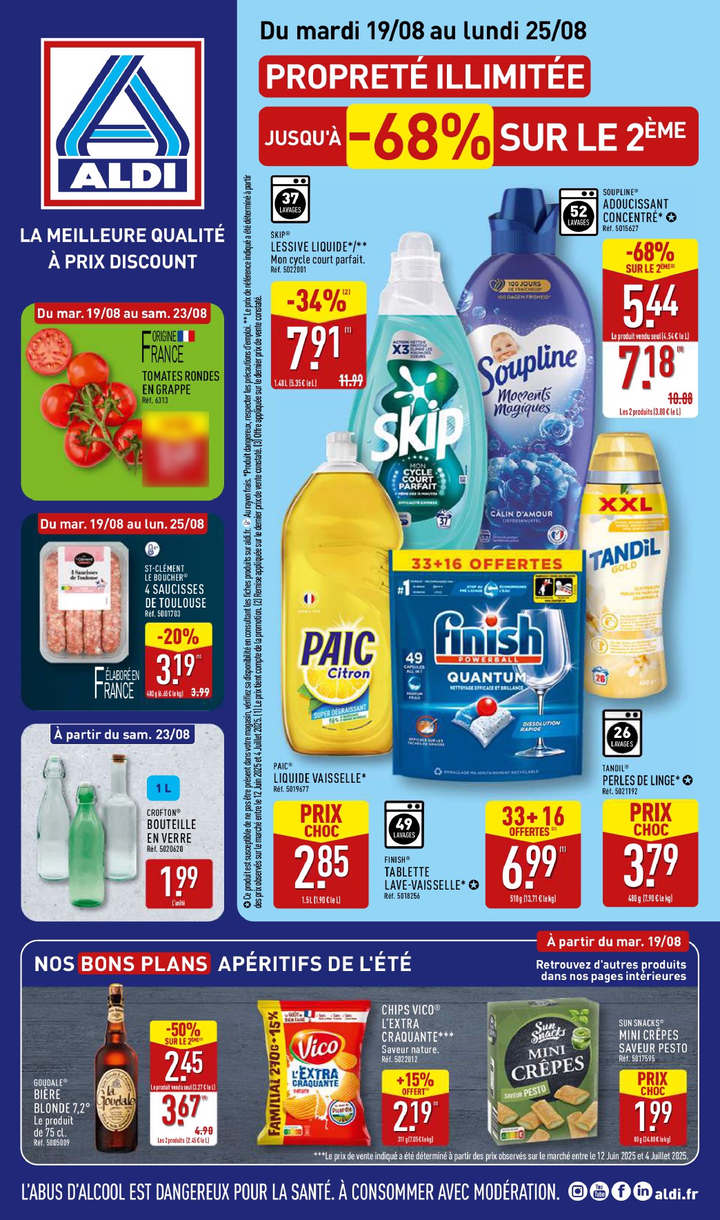 aldi - Catalogue ALDI valable du 19/08 au 25/08 - page: 1 aldi - Catalogue ALDI valable du 19/08 au 25/08 - page: 1