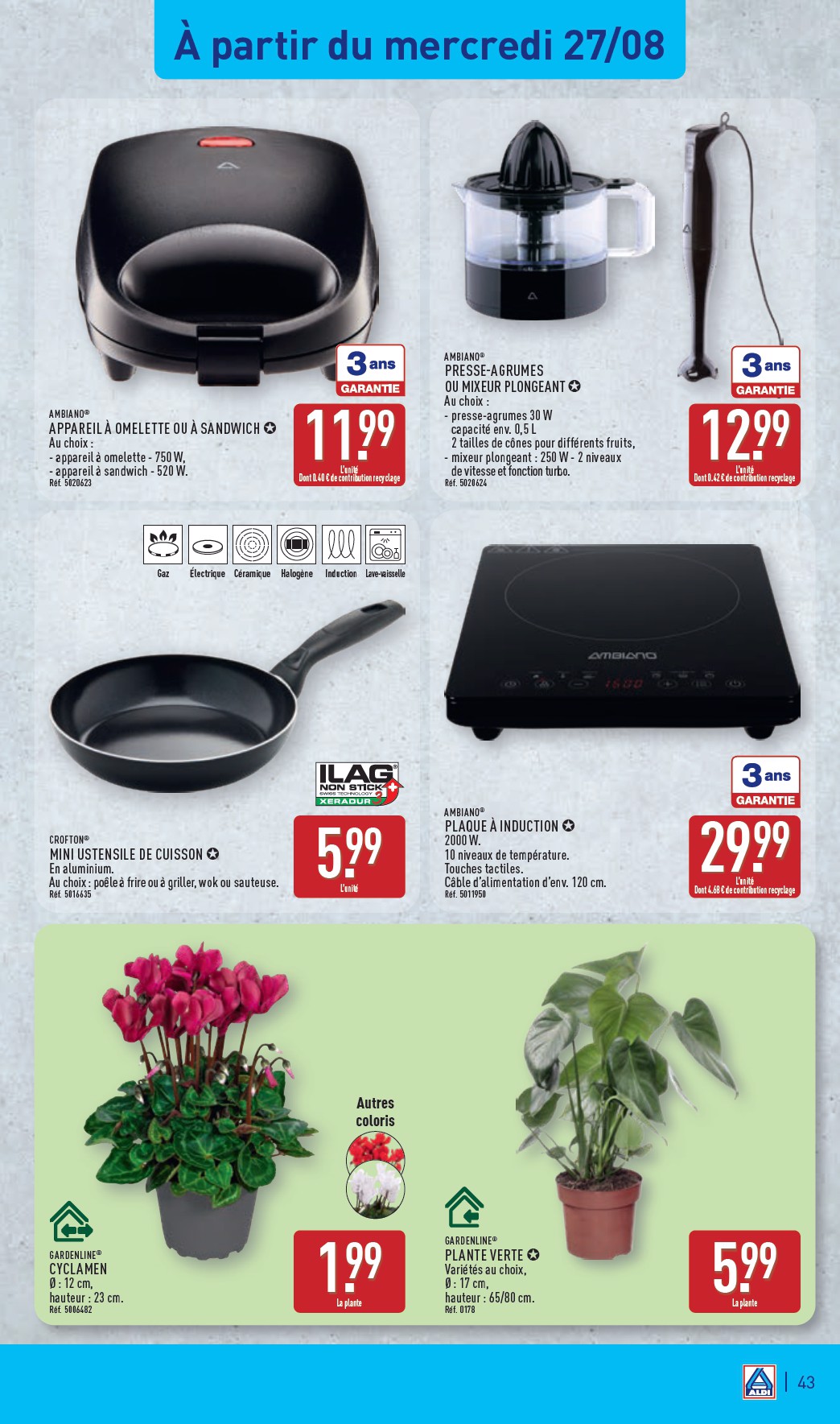 aldi - Catalogue ALDI valable du 26/08 au 01/09 - page: 46 aldi - Catalogue ALDI valable du 26/08 au 01/09 - page: 46