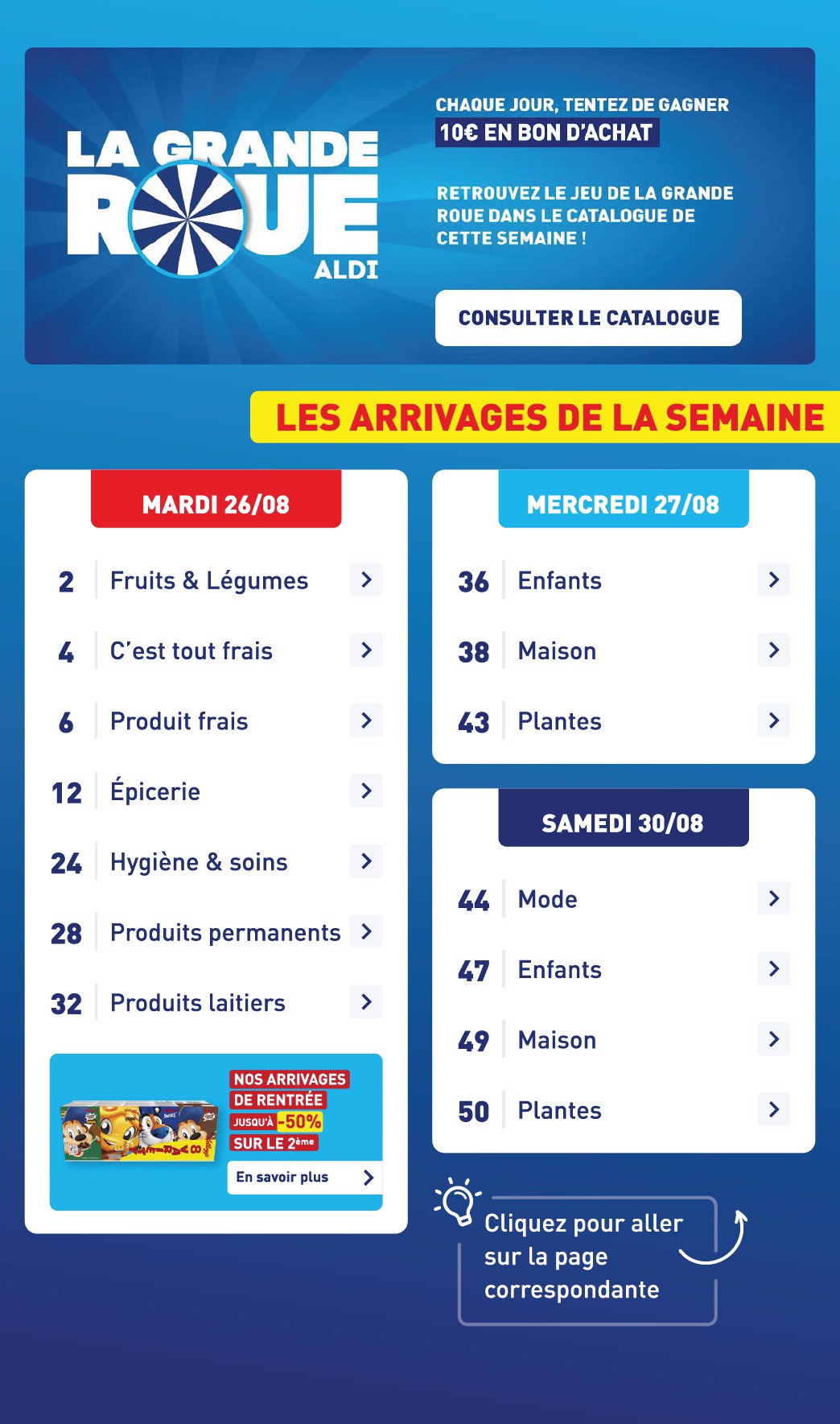 aldi - Catalogue ALDI valable du 26/08 au 01/09 - page: 3 aldi - Catalogue ALDI valable du 26/08 au 01/09 - page: 3