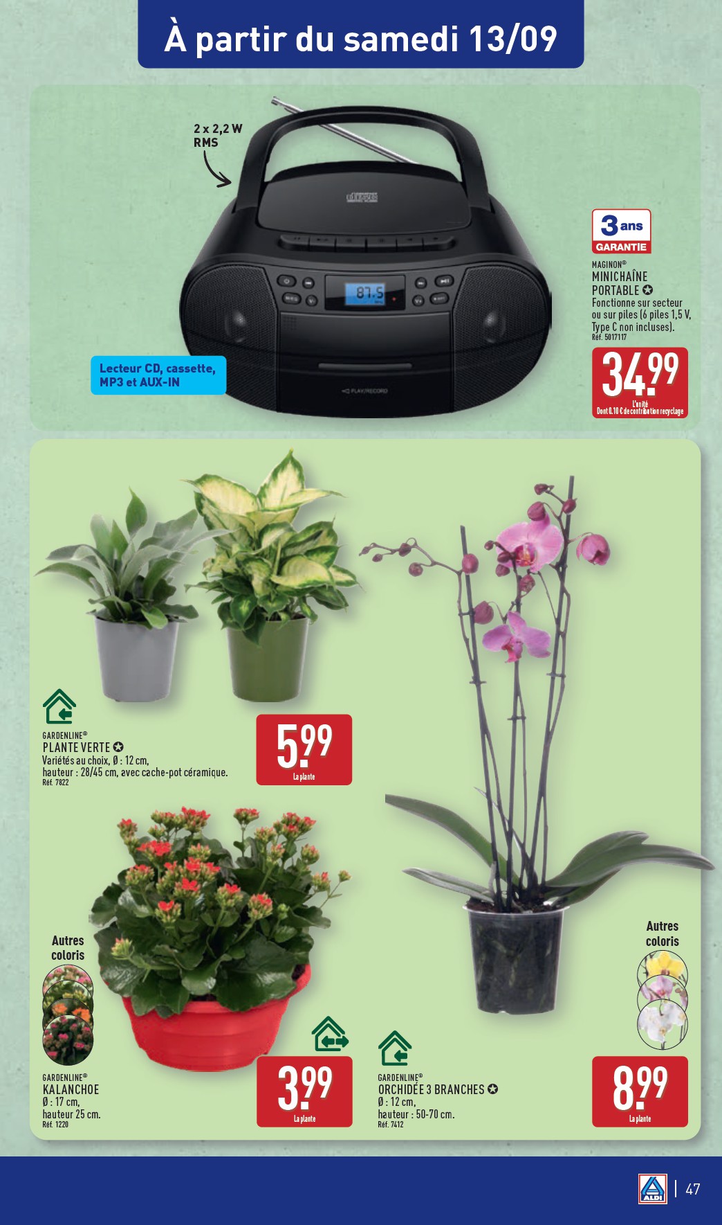 aldi - Catalogue ALDI valable du 09/09 au 15/09 - page: 50 aldi - Catalogue ALDI valable du 09/09 au 15/09 - page: 50