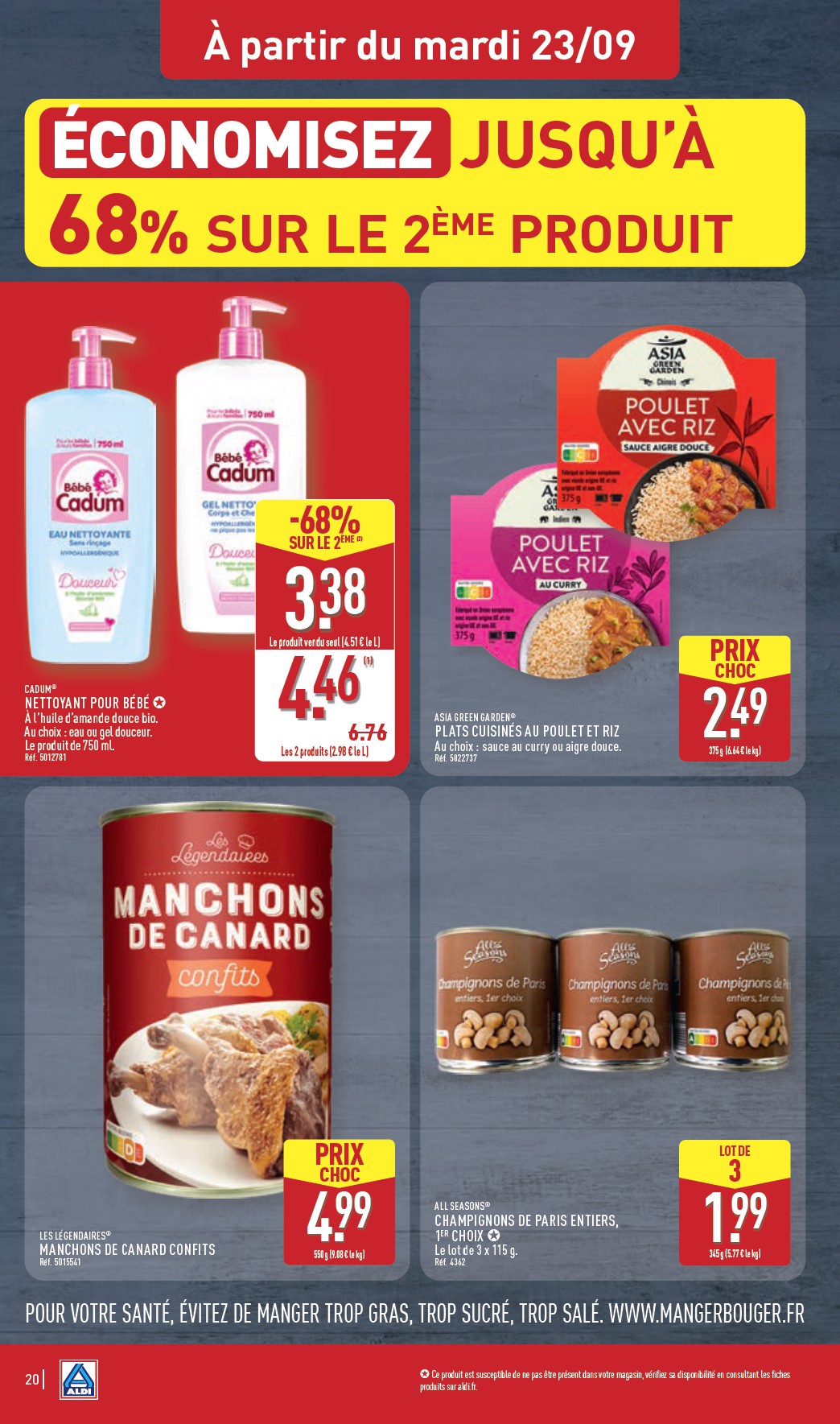 aldi - Catalogue ALDI valable du 23/09 au 29/09 - page: 22
