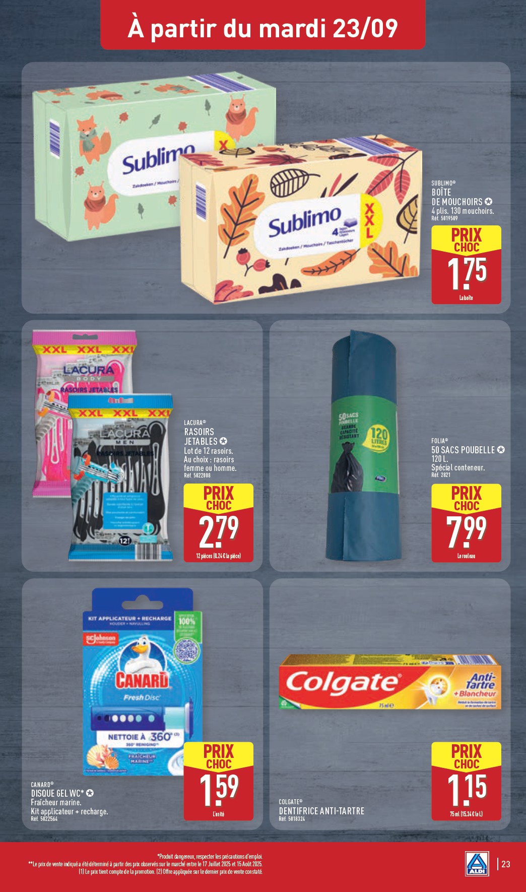 aldi - Catalogue ALDI valable du 23/09 au 29/09 - page: 25