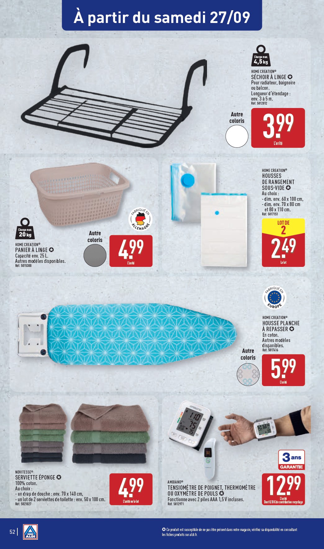 aldi - Catalogue ALDI valable du 23/09 au 29/09 - page: 54
