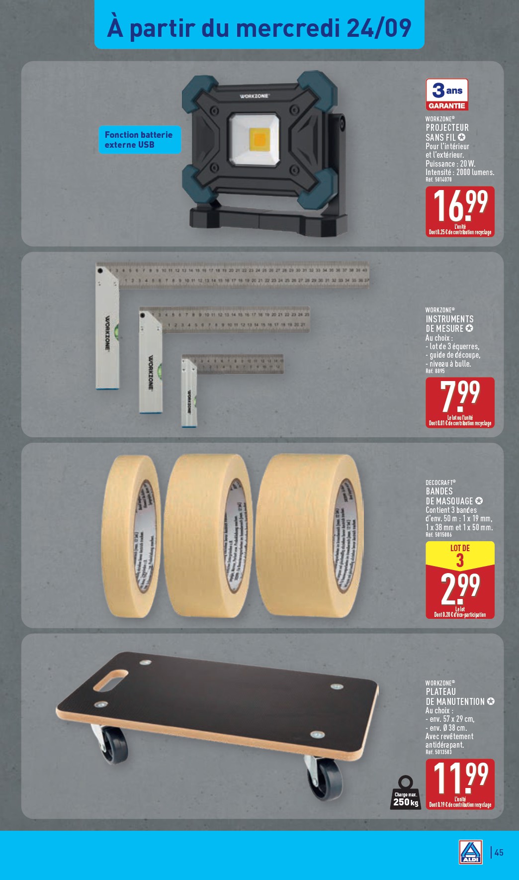 aldi - Catalogue ALDI valable du 23/09 au 29/09 - page: 47