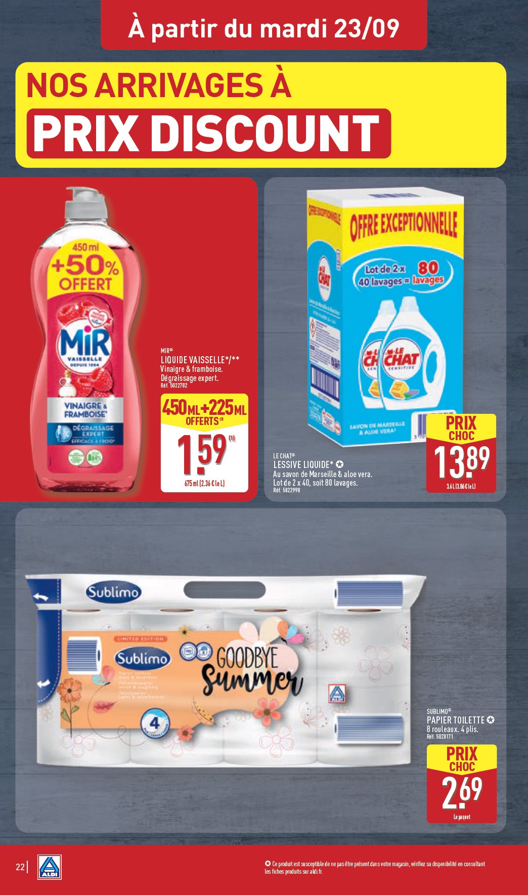 aldi - Catalogue ALDI valable du 23/09 au 29/09 - page: 24