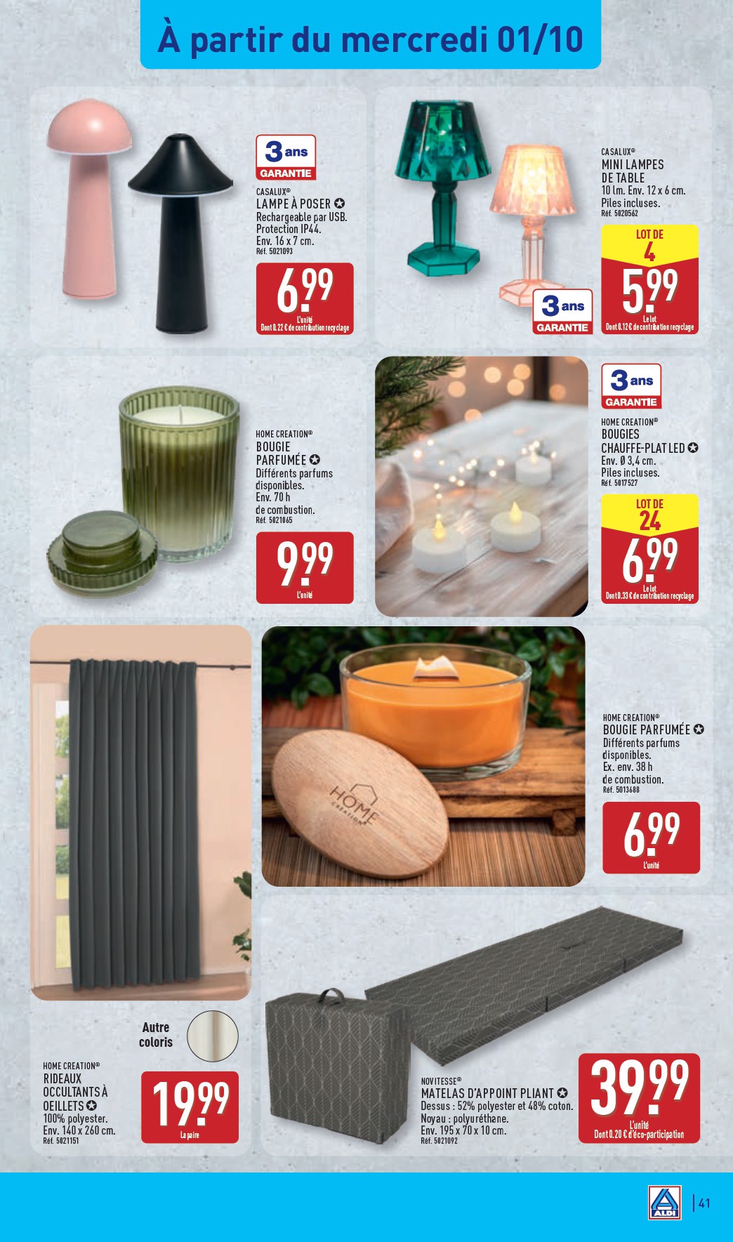 aldi - Catalogue ALDI valable du 30/09 au 06/10 - page: 43