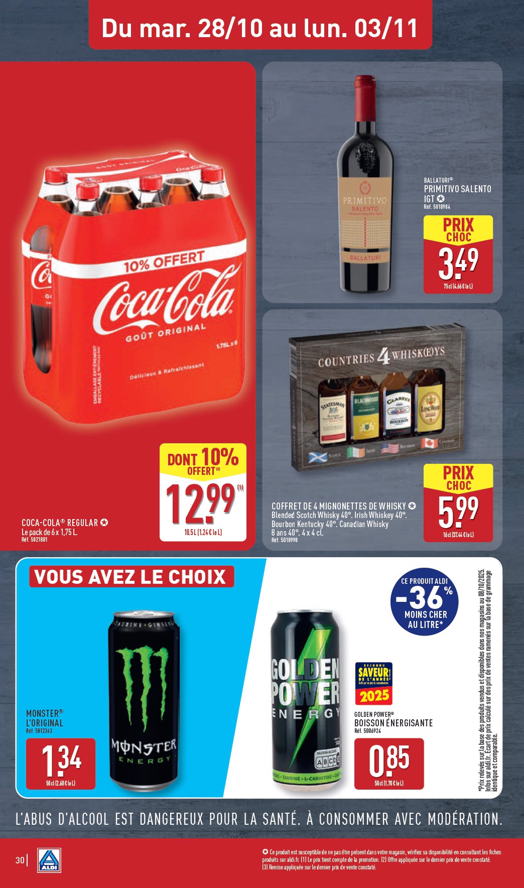 aldi - Catalogue ALDI valable du 28/10 au 03/11 - page: 34 aldi - Catalogue ALDI valable du 28/10 au 03/11 - page: 34
