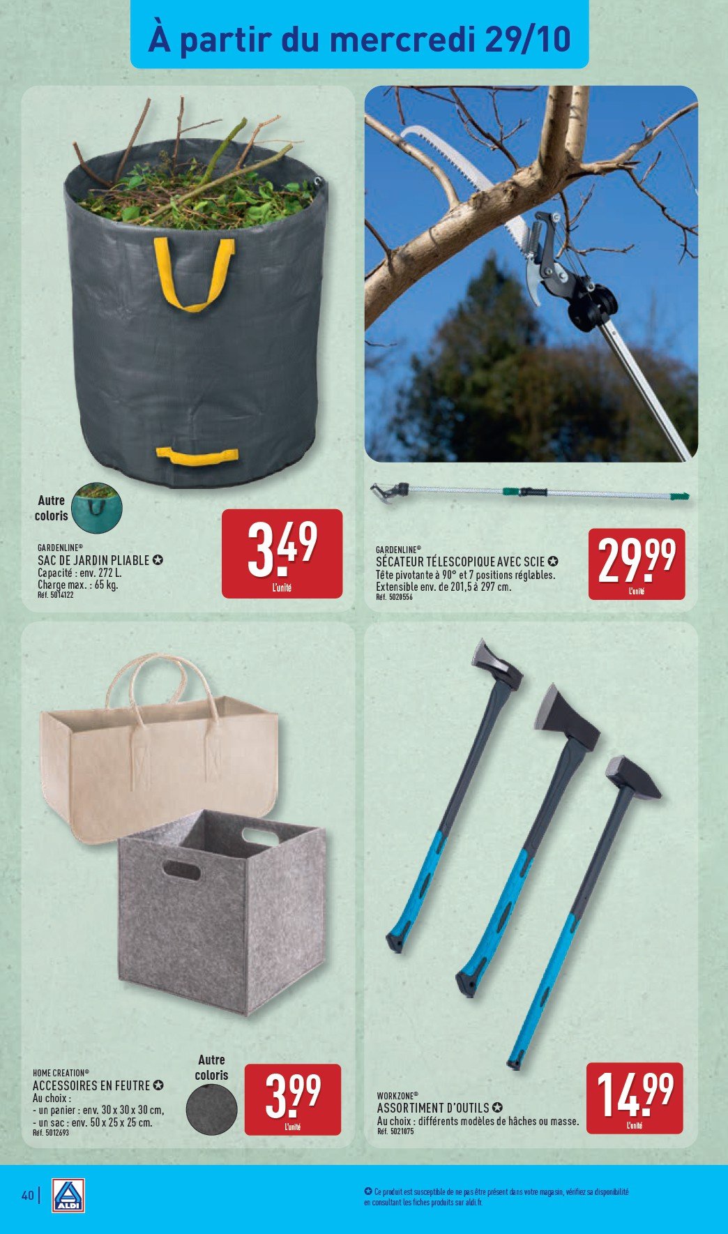 aldi - Catalogue ALDI valable du 28/10 au 03/11 - page: 44 aldi - Catalogue ALDI valable du 28/10 au 03/11 - page: 44