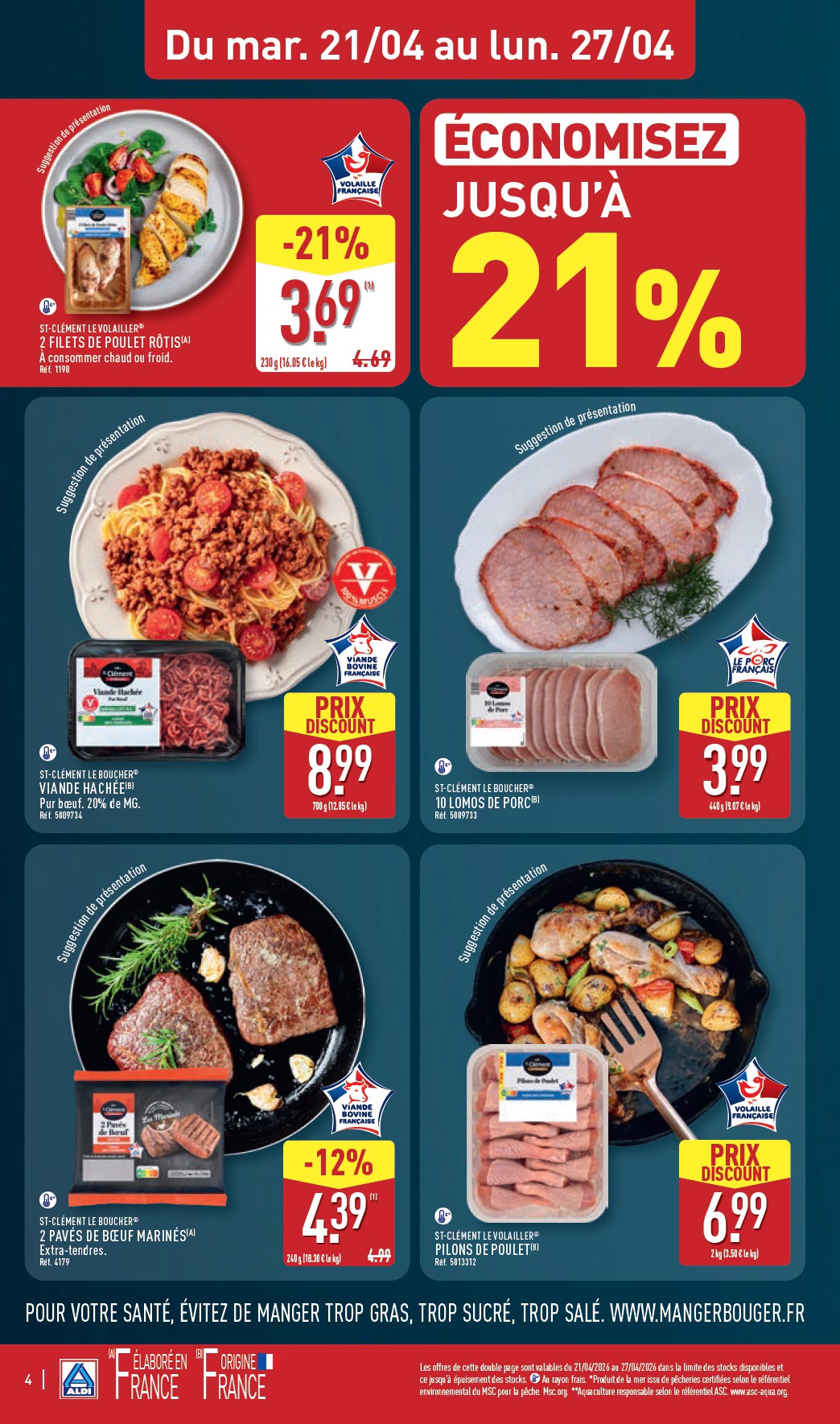aldi - Flyer ALDI pour la semaine prochaine du du mardi 21/04/2026 au du lundi 27/04/2026 - page: 6