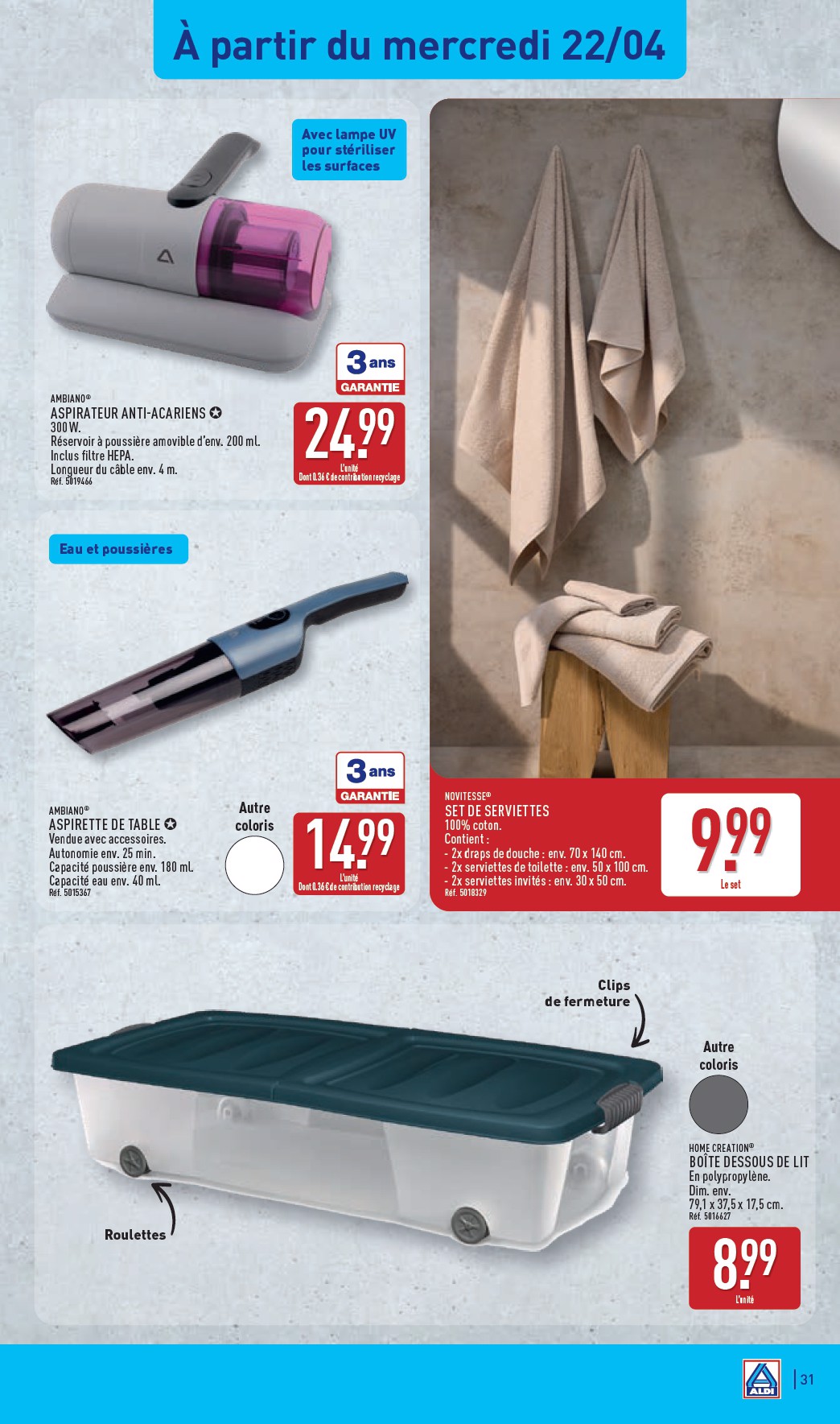 aldi - Flyer ALDI pour la semaine prochaine du du mardi 21/04/2026 au du lundi 27/04/2026 - page: 33