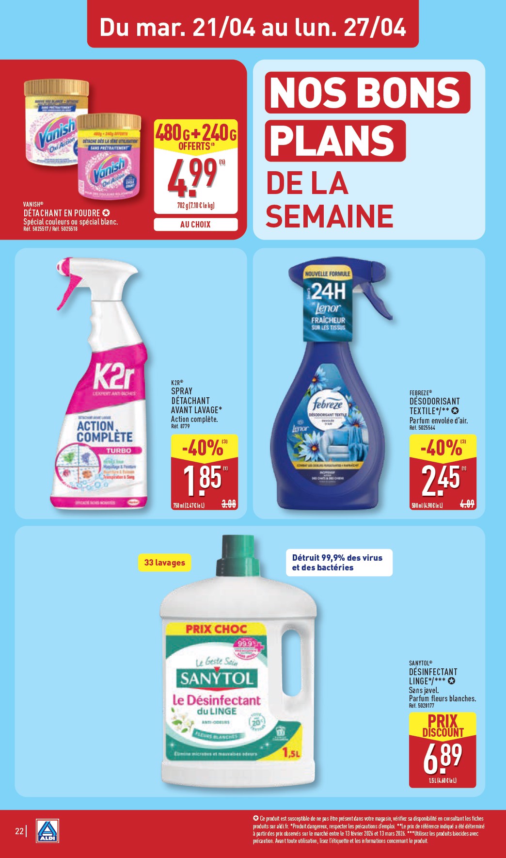 aldi - Flyer ALDI pour la semaine prochaine du du mardi 21/04/2026 au du lundi 27/04/2026 - page: 24