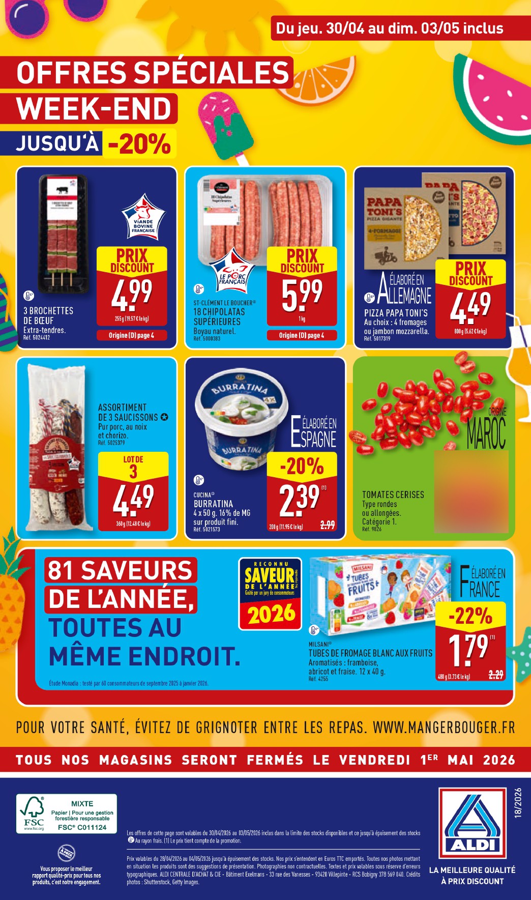 aldi - Flyer ALDI pour la semaine prochaine du du mardi 28/04/2026 au du lundi 04/05/2026 - page: 44