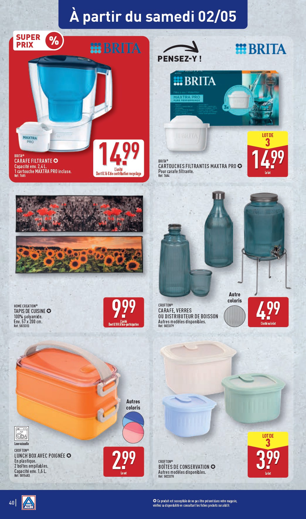 aldi - Flyer ALDI pour la semaine prochaine du du mardi 28/04/2026 au du lundi 04/05/2026 - page: 42