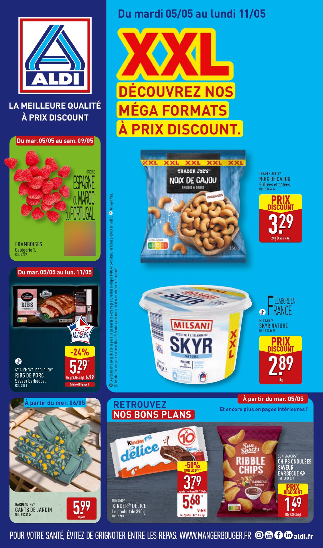 aldi - Flyer ALDI pour la semaine prochaine du du mardi 05/05/2026 au du lundi 11/05/2026