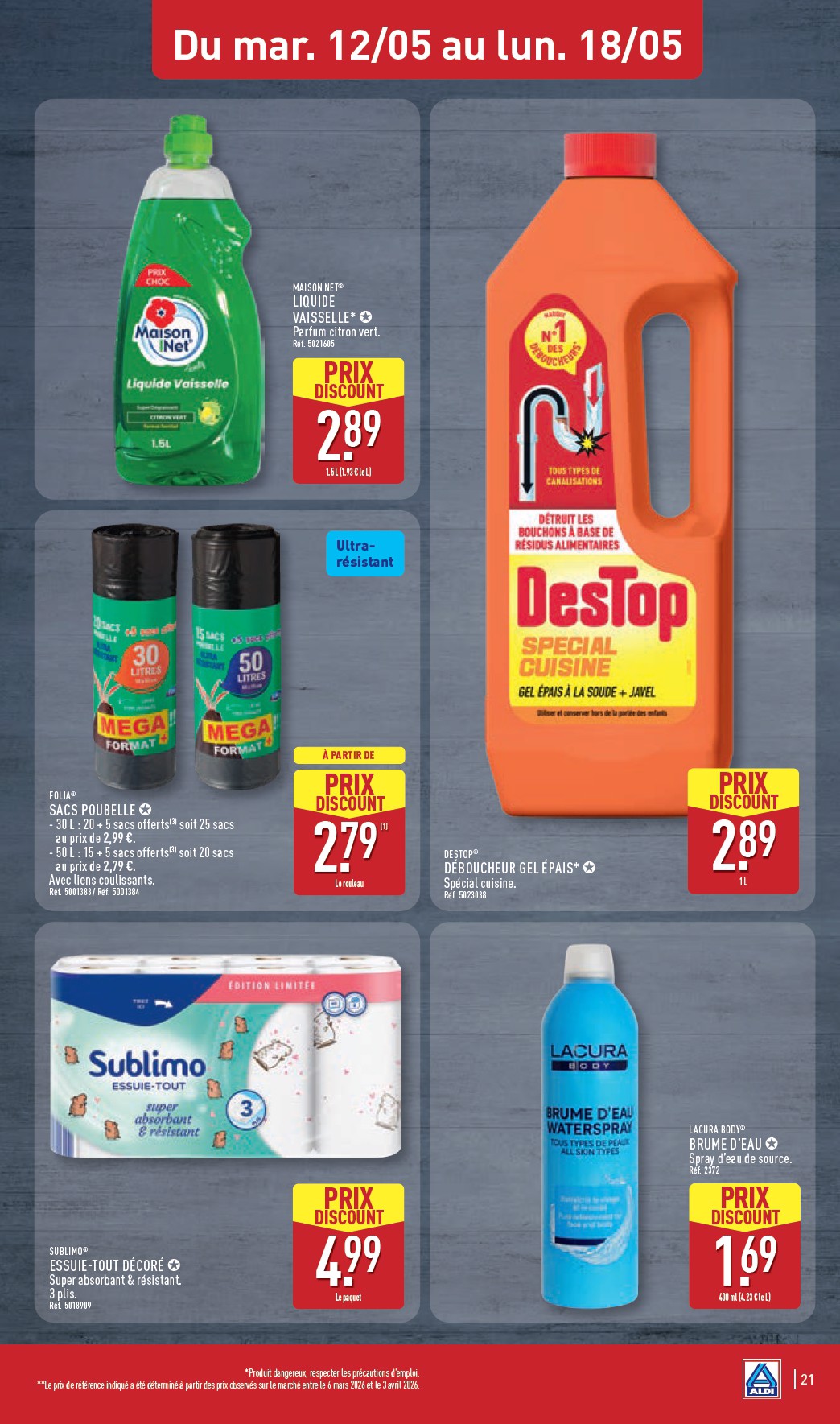 aldi - Flyer ALDI pour la semaine prochaine du du mardi 12/05/2026 au du lundi 18/05/2026 - page: 23