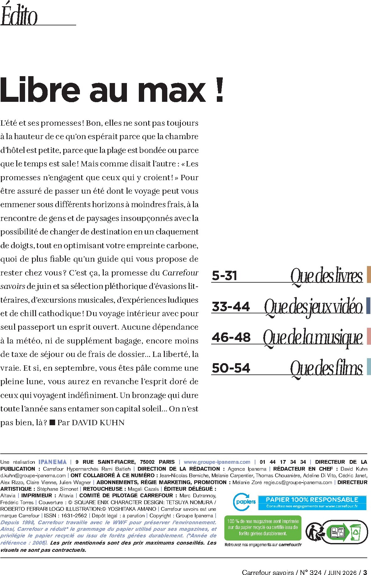 carrefour-market - Current Carrefour Market - Culture leaflet valid from du lundi 01/06/2026 to du mardi 30/06/2026 - page: 3