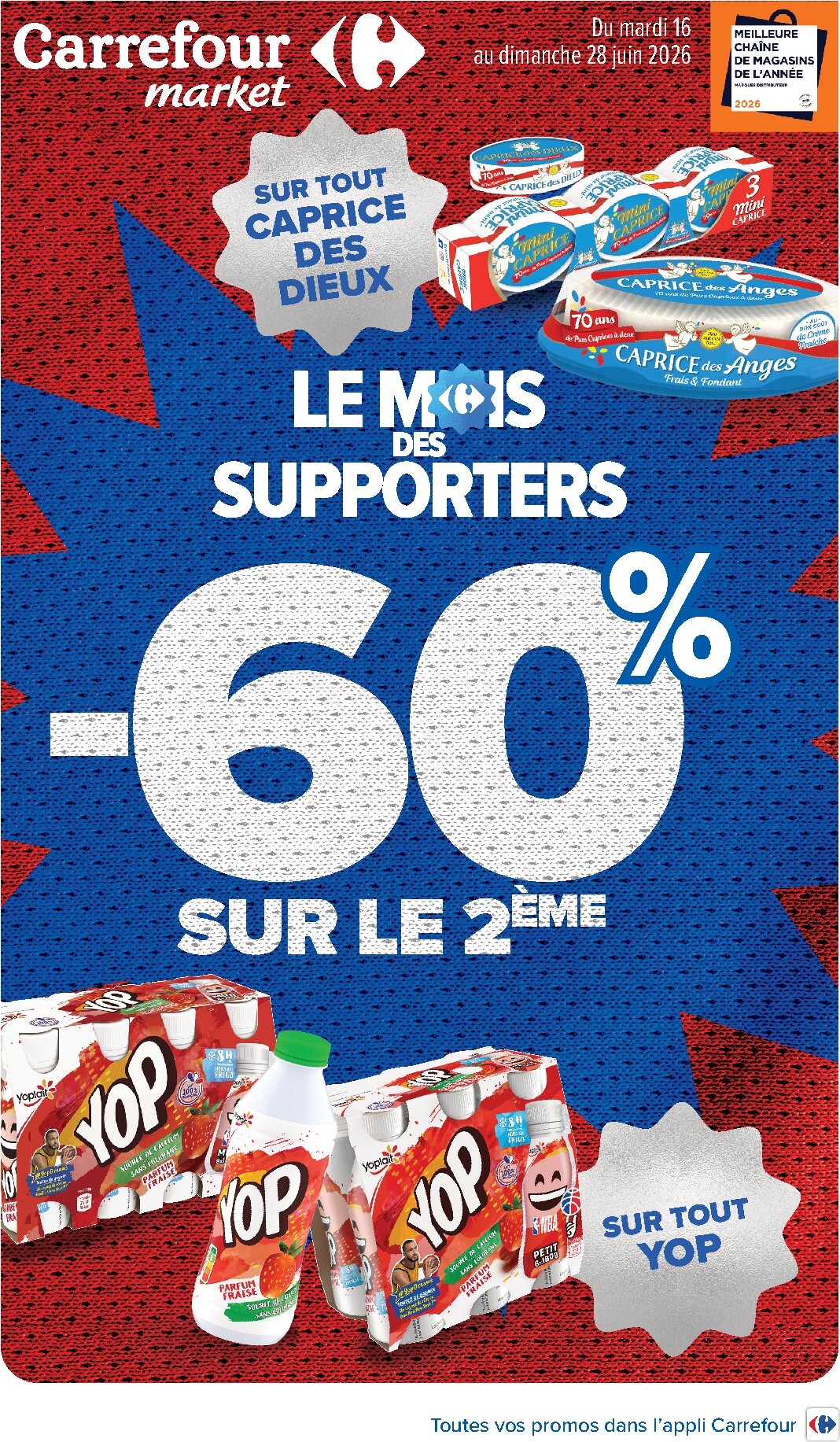 carrefour-market - Flyer Carrefour Market pour la semaine prochaine du du mardi 16/06/2026 au du dimanche 28/06/2026 - page: 1