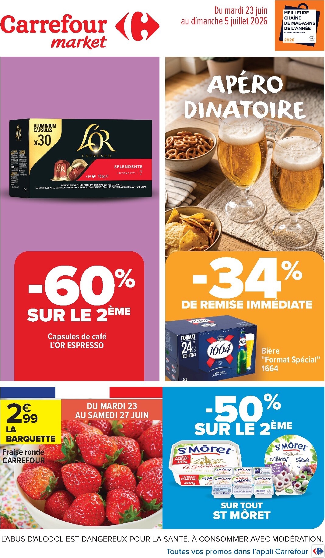 carrefour-market - Flyer Carrefour Market pour la semaine prochaine du du mardi 23/06/2026 au du dimanche 05/07/2026