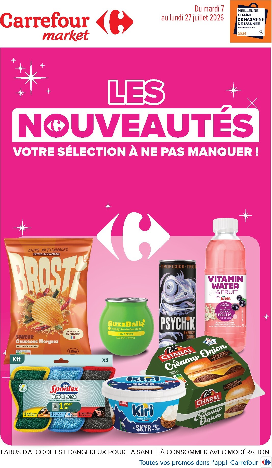 carrefour-market - Flyer Carrefour Market - Les Nouveautés pour la semaine prochaine du du mardi 07/07/2026 au du lundi 27/07/2026 - page: 1