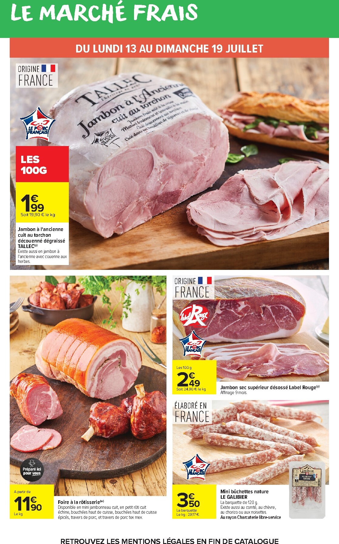 carrefour-market - Flyer Carrefour Market - Barbecue pour la semaine prochaine du du lundi 13/07/2026 au du dimanche 26/07/2026 - page: 19