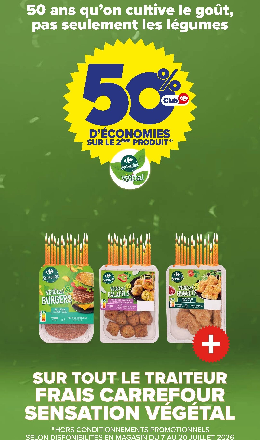 carrefour-market - Current Carrefour Market - Découvrez La Marque Carrefour Sensation Végétal leaflet valid from du mardi 07/07/2026 to du lundi 03/08/2026 - page: 9