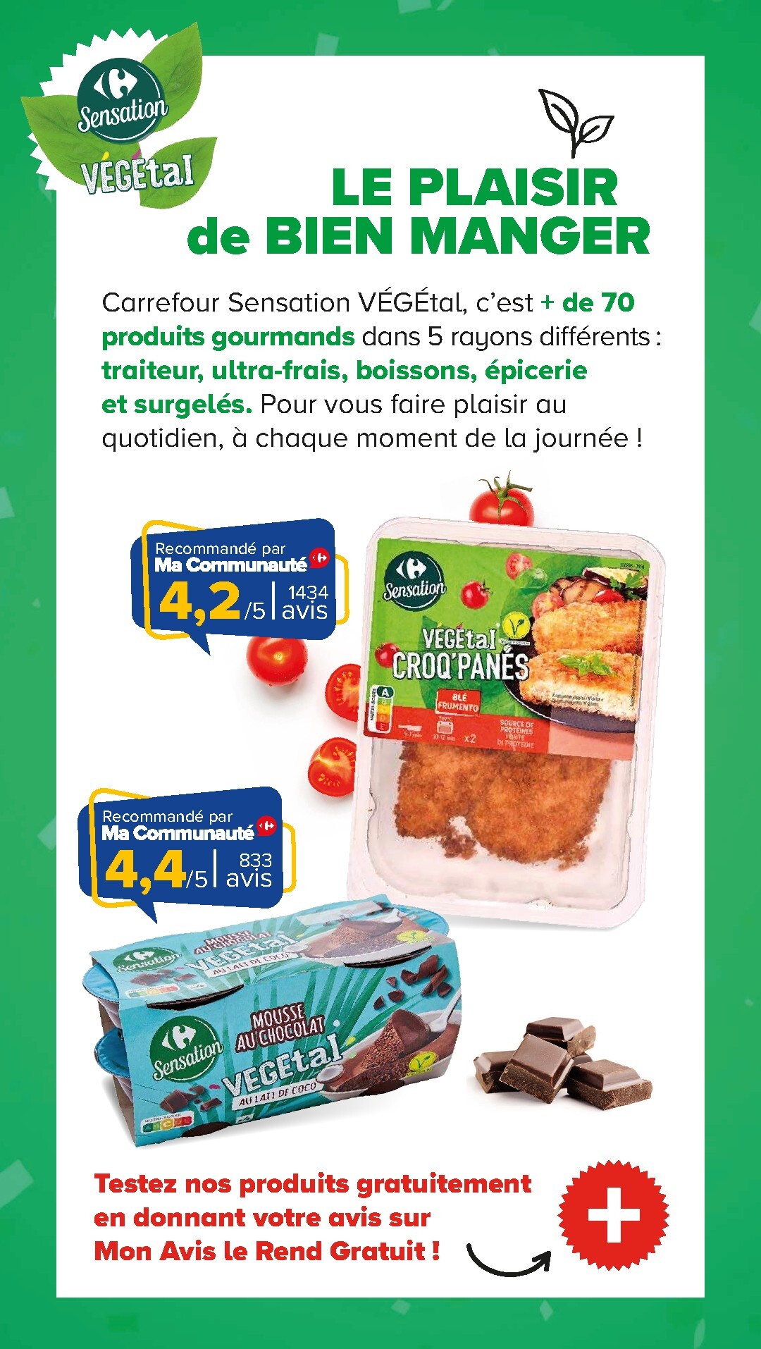 carrefour-market - Current Carrefour Market - Découvrez La Marque Carrefour Sensation Végétal leaflet valid from du mardi 07/07/2026 to du lundi 03/08/2026 - page: 8