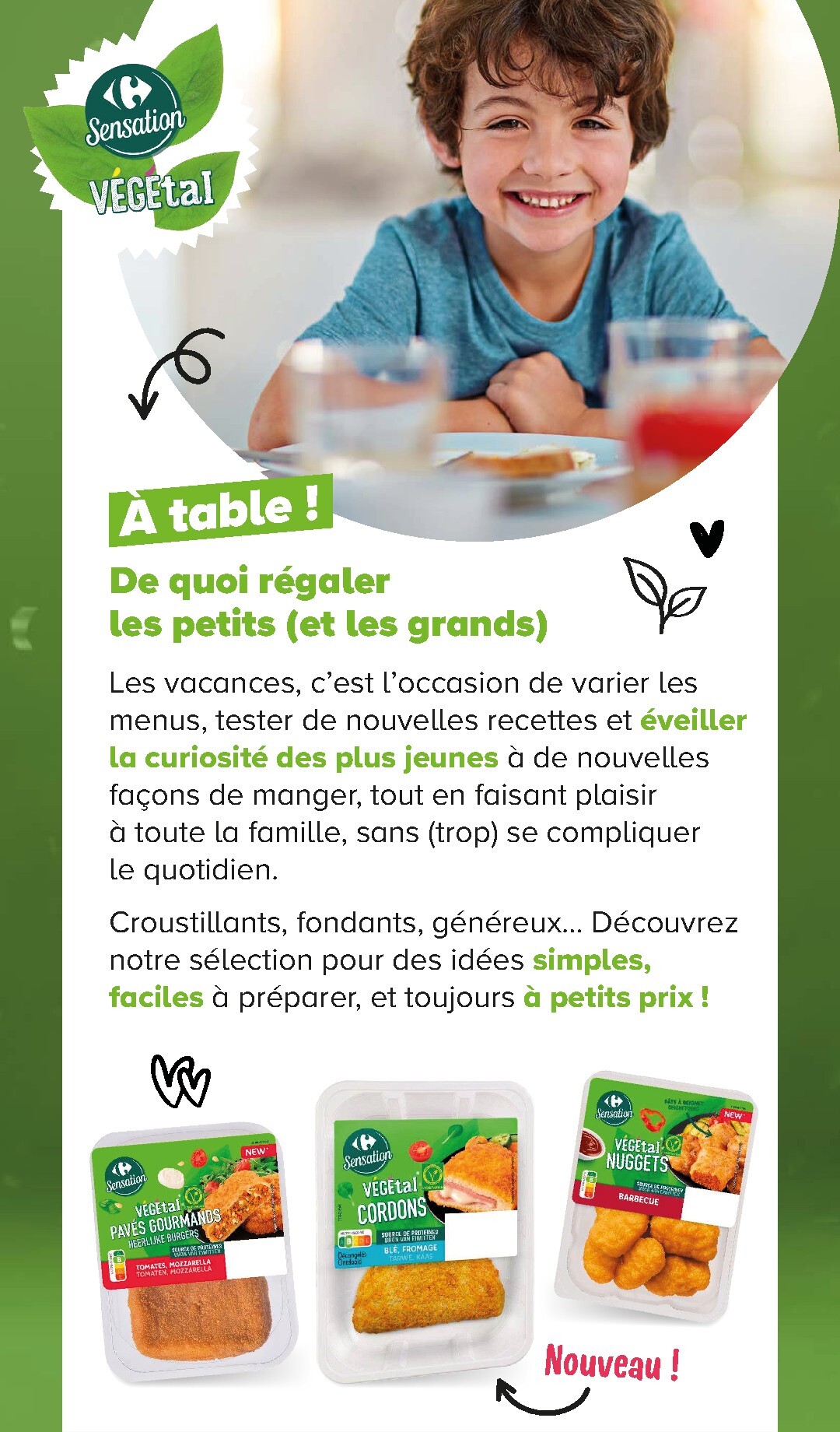 carrefour-market - Current Carrefour Market - Découvrez La Marque Carrefour Sensation Végétal leaflet valid from du mardi 07/07/2026 to du lundi 03/08/2026 - page: 11