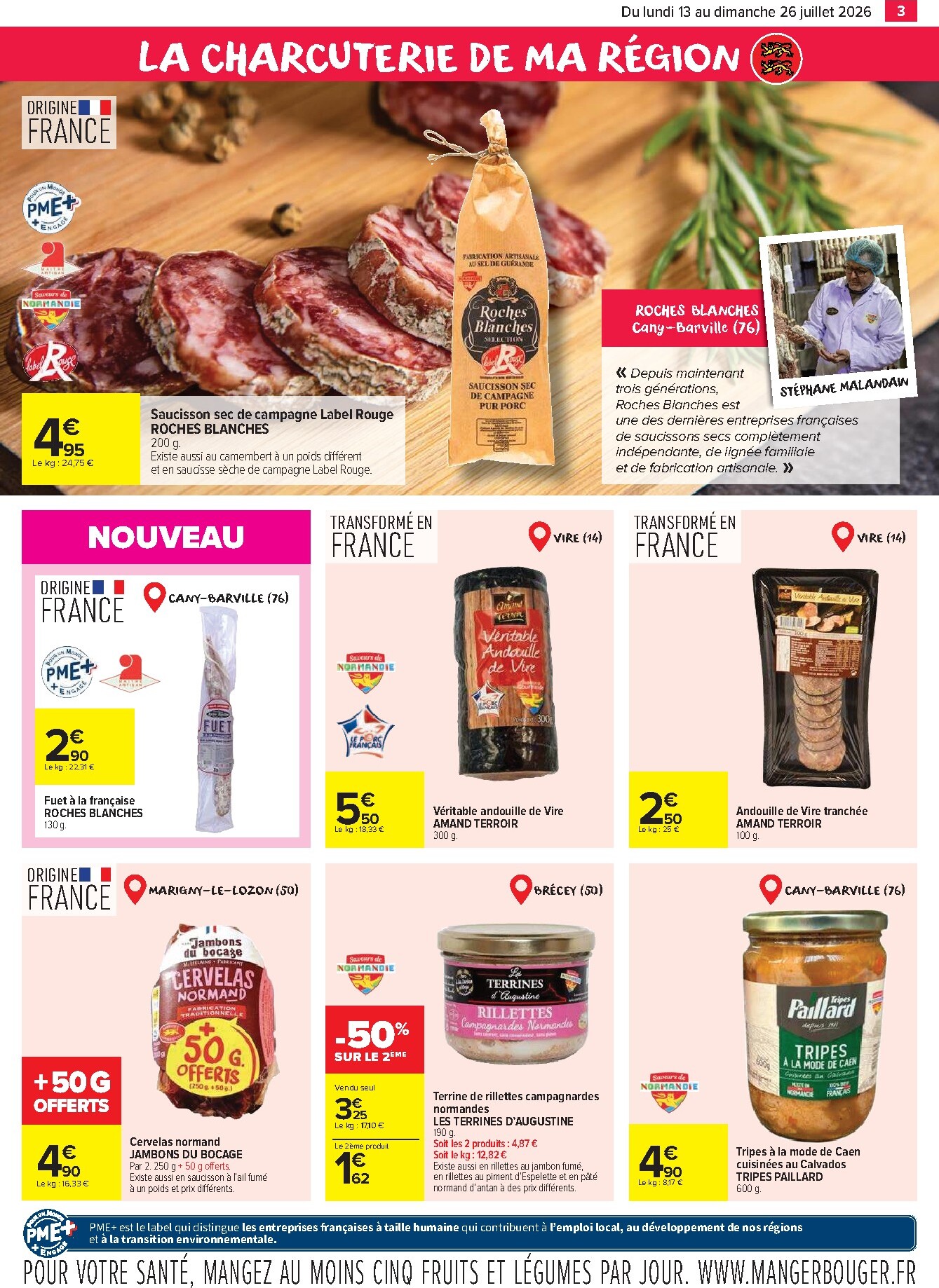 carrefour-market - Flyer Carrefour Market - Le Meilleur de ma Région Normandie pour la semaine prochaine du du lundi 13/07/2026 au du dimanche 26/07/2026 - page: 3