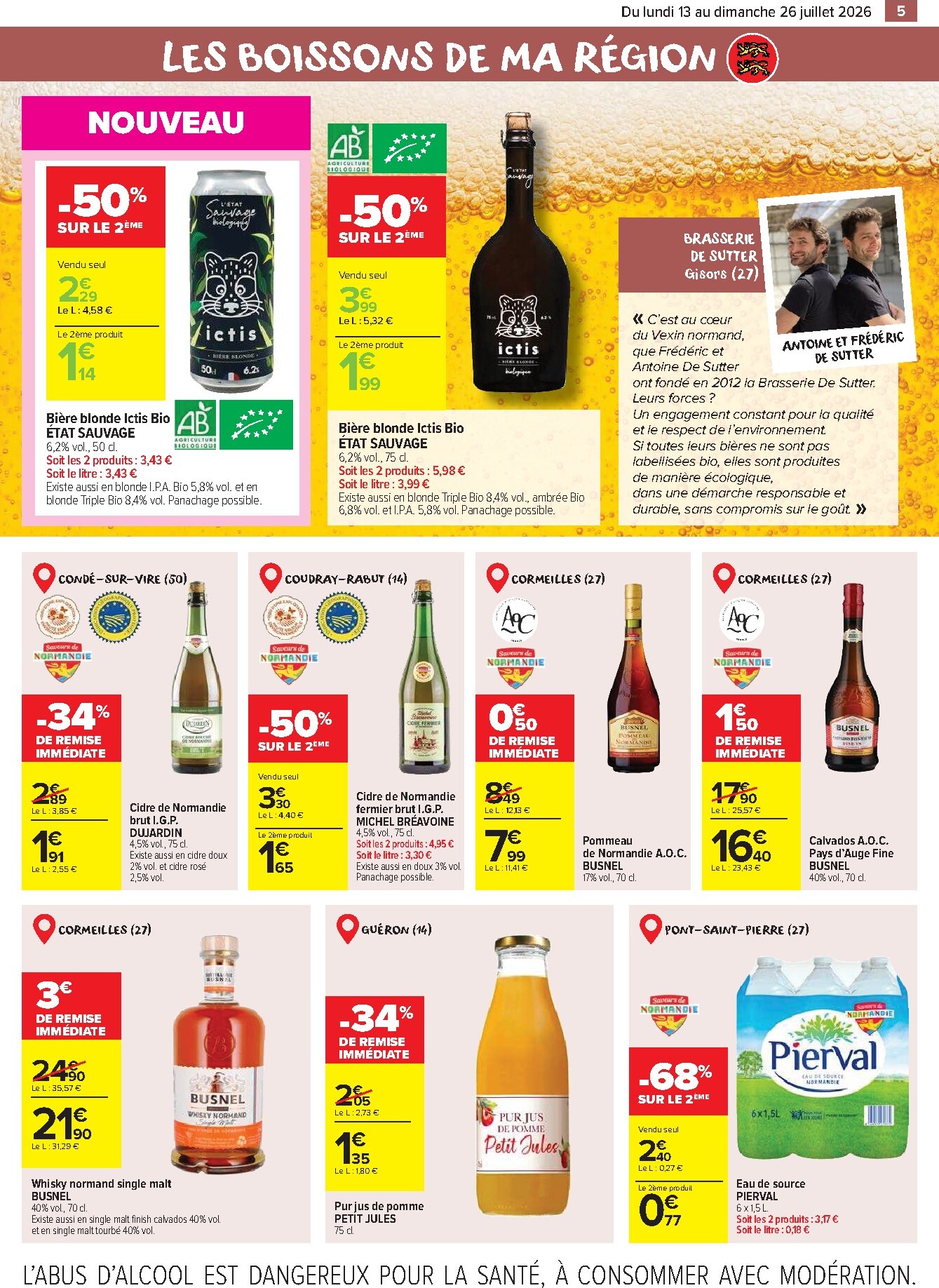 carrefour-market - Flyer Carrefour Market - Le Meilleur de ma Région Normandie pour la semaine prochaine du du lundi 13/07/2026 au du dimanche 26/07/2026 - page: 5