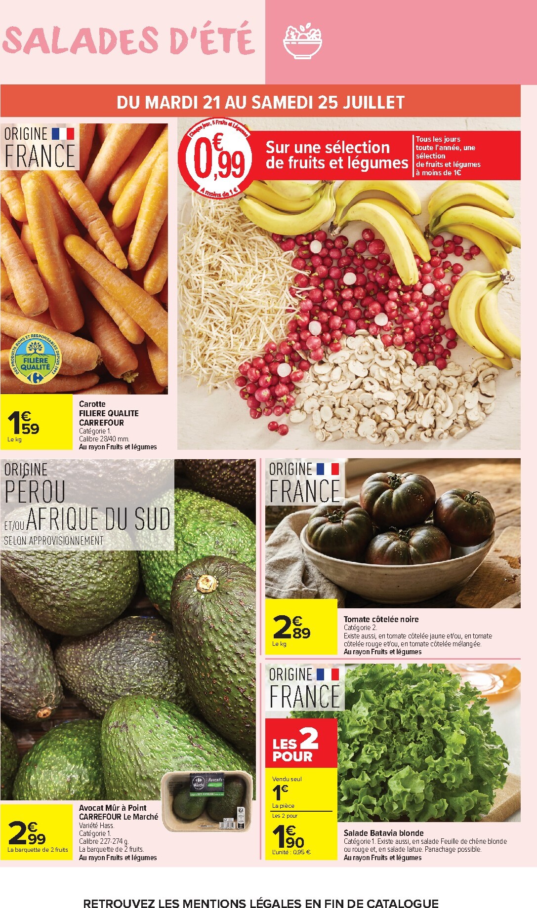 carrefour-market - Flyer Carrefour Market - SALADES D'ÉTÉ pour la semaine prochaine du du mardi 21/07/2026 au du dimanche 02/08/2026 - page: 15