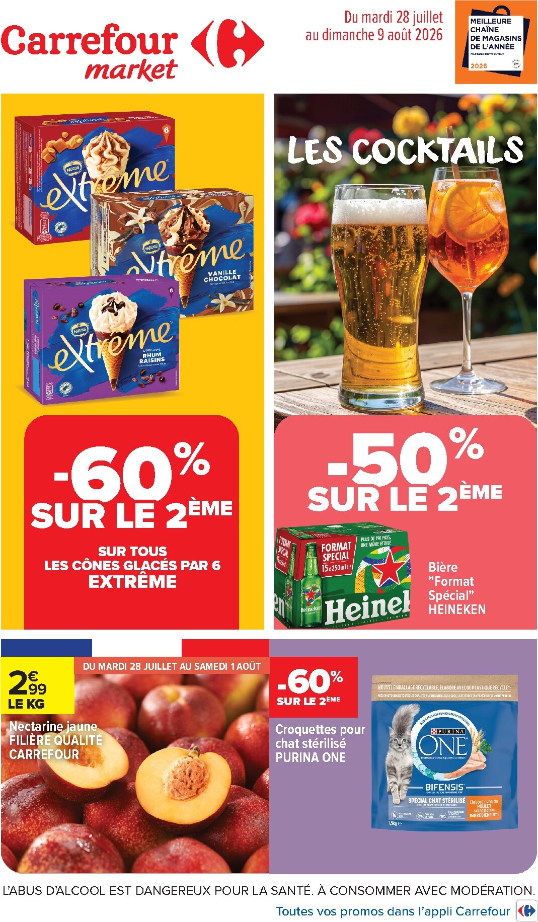 carrefour-market - Current Carrefour Market leaflet valid from du mardi 28/07/2026 to du dimanche 09/08/2026