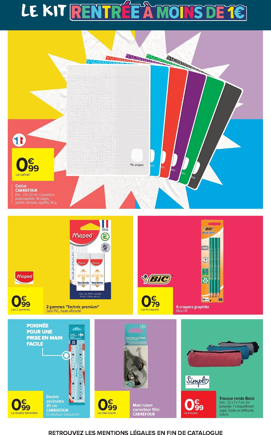 carrefour-market - Flyer Carrefour Market - Rentrée des Classes pour la semaine prochaine du du mardi 11/08/2026 au du dimanche 30/08/2026 - page: 11