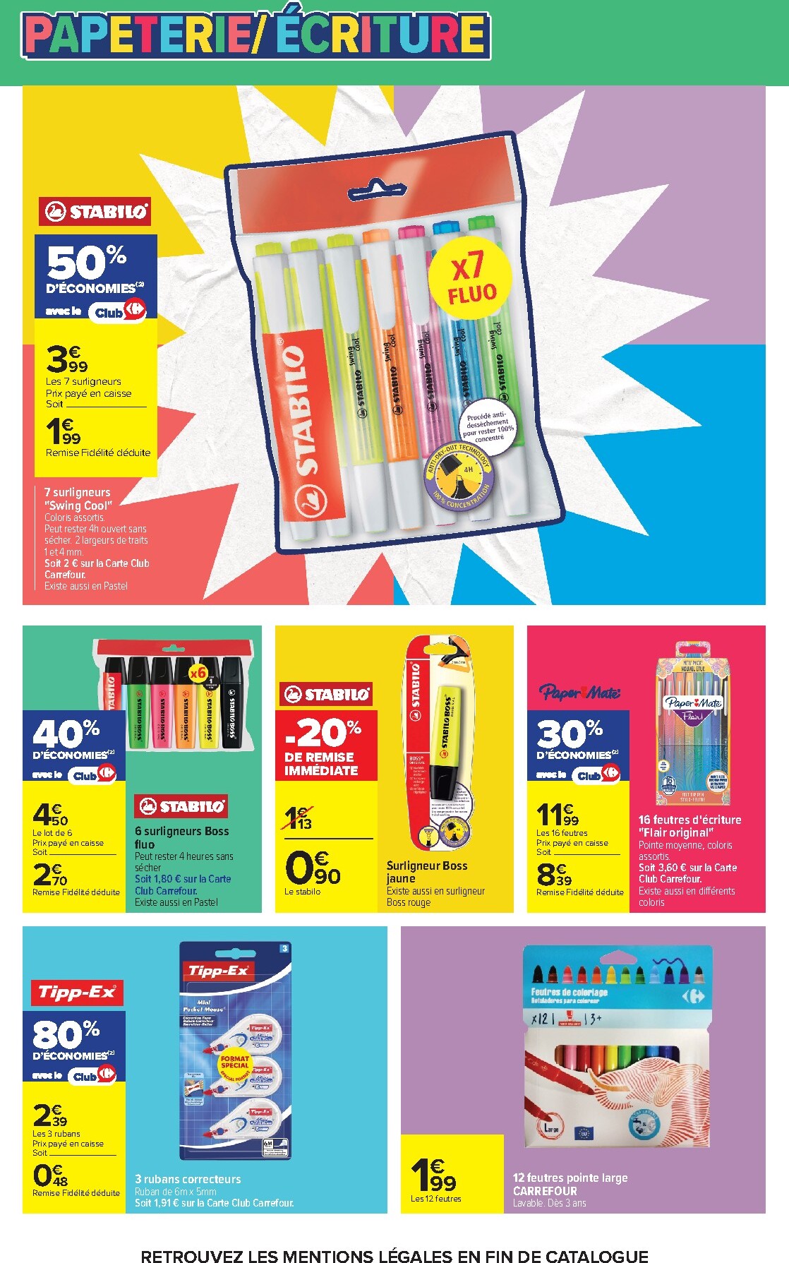 carrefour-market - Flyer Carrefour Market - Rentrée des Classes pour la semaine prochaine du du mardi 11/08/2026 au du dimanche 30/08/2026 - page: 7