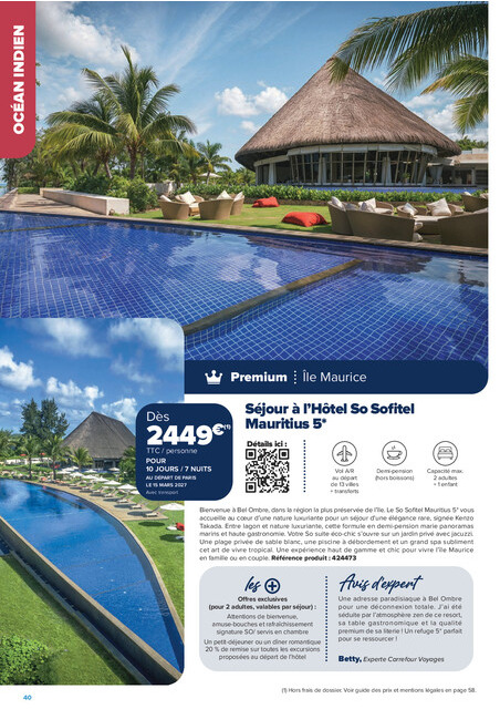 carrefour-market - Current Carrefour Market - Séjours & Circuits leaflet valid from du vendredi 14/08/2026 to du vendredi 30/10/2026 - page: 40