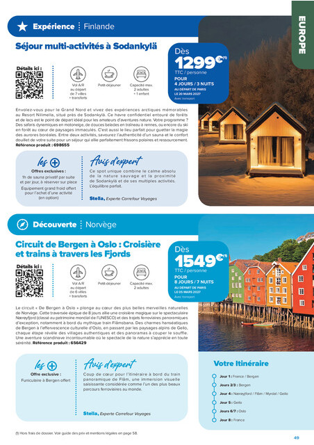 carrefour-market - Current Carrefour Market - Séjours & Circuits leaflet valid from du vendredi 14/08/2026 to du vendredi 30/10/2026 - page: 49
