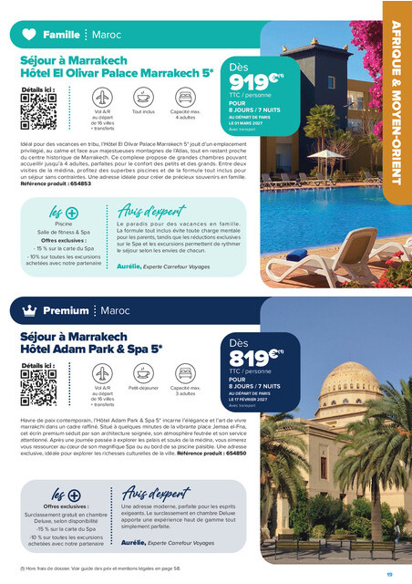 carrefour-market - Current Carrefour Market - Séjours & Circuits leaflet valid from du vendredi 14/08/2026 to du vendredi 30/10/2026 - page: 19
