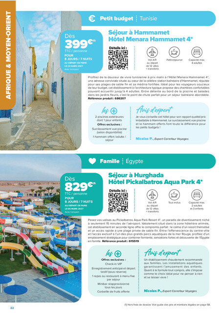 carrefour-market - Current Carrefour Market - Séjours & Circuits leaflet valid from du vendredi 14/08/2026 to du vendredi 30/10/2026 - page: 22