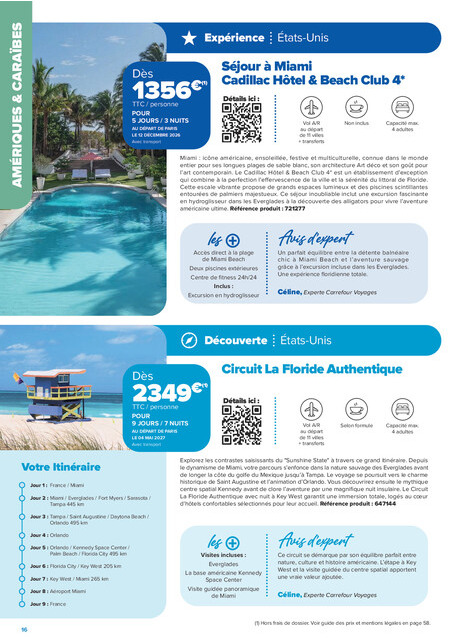 carrefour-market - Current Carrefour Market - Séjours & Circuits leaflet valid from du vendredi 14/08/2026 to du vendredi 30/10/2026 - page: 16
