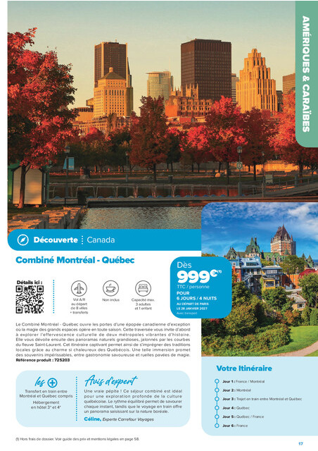 carrefour-market - Current Carrefour Market - Séjours & Circuits leaflet valid from du vendredi 14/08/2026 to du vendredi 30/10/2026 - page: 17