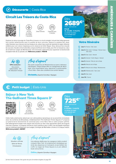 carrefour-market - Current Carrefour Market - Séjours & Circuits leaflet valid from du vendredi 14/08/2026 to du vendredi 30/10/2026 - page: 15