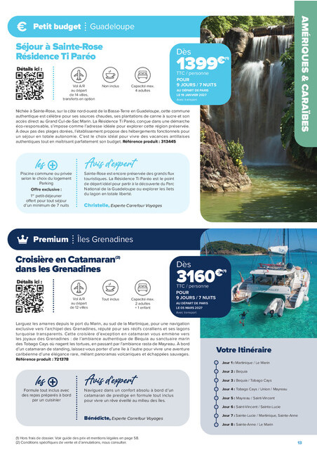 carrefour-market - Current Carrefour Market - Séjours & Circuits leaflet valid from du vendredi 14/08/2026 to du vendredi 30/10/2026 - page: 13