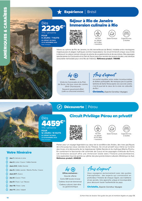 carrefour-market - Current Carrefour Market - Séjours & Circuits leaflet valid from du vendredi 14/08/2026 to du vendredi 30/10/2026 - page: 14